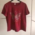 Women’s Rhinestone Butterfly T-Shirt
